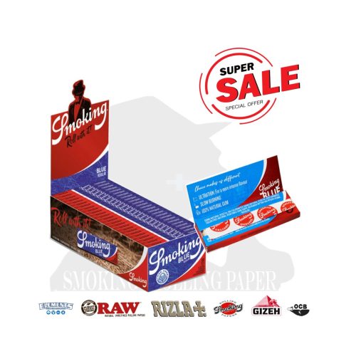 Cartine Smoking Blue Tree Free Corte Regular – Confezione da 50 libretti