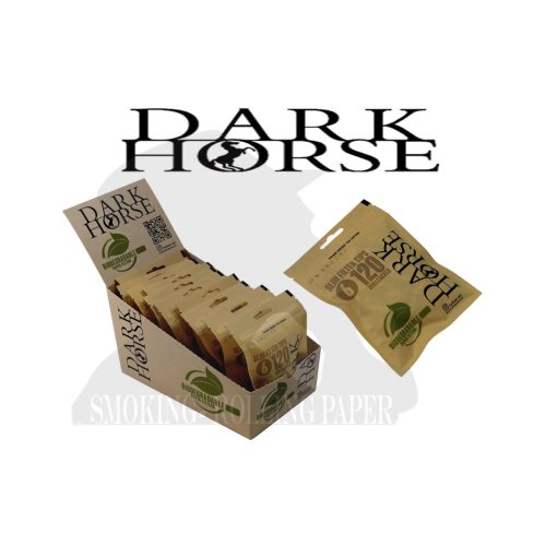 master-50 Filtri Dark Horse Slim 6 mm biologici, non sbiancati e biodegradabili – 10 bustine da 120 filtri