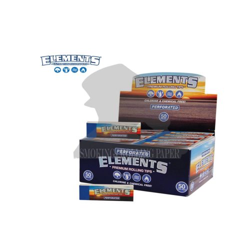 Filtri in cartoncino Elements Wide Slim perforati – 50 blocchetti