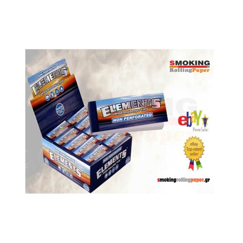 Filtri in cartoncino Elements Wide King Size non perforati – 50 blocchetti