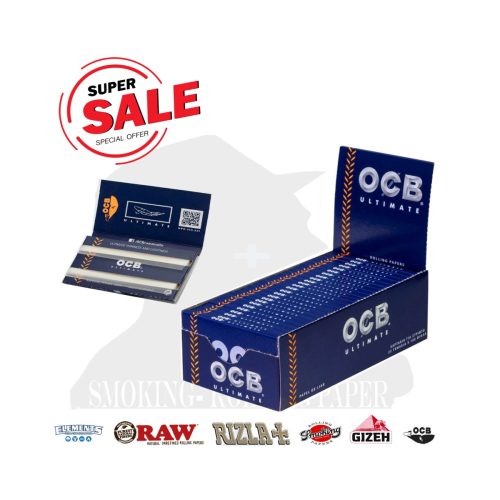 master-84 Cartine OCB Ultimate Regular Doppie – 25 libretti da 100 cartine