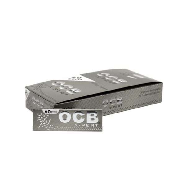 master-9 Cartine OCB X-Pert Silver Corte Regular – Confezione da 50 libretti