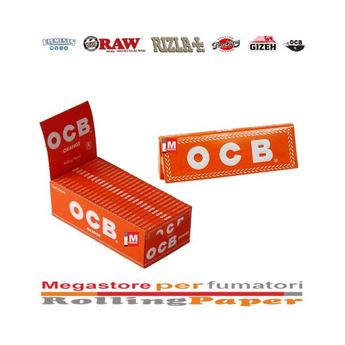 master-91 Cartine OCB Orange Corte Regular – Confezione da 50 libretti