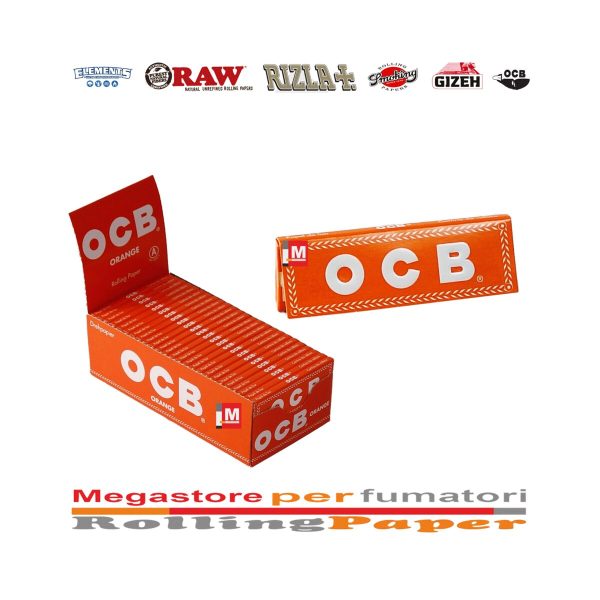 Cartine OCB Orange Corte Regular – Confezione da 50 libretti