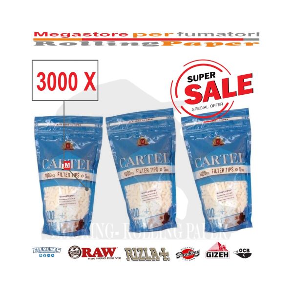 master-96 Filtri Cartel Slim 6 mm – 3.000 filtri